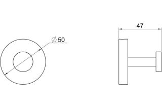 Крючок Aquatek Бетта AQ4601MB черный